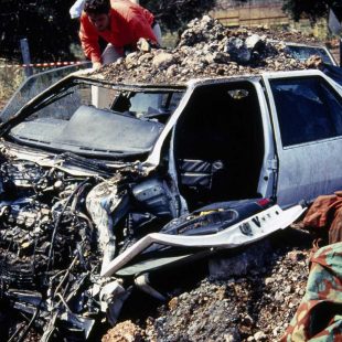 L'auto di Giovanni Falcone
