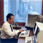 Borsellino a Marsala alle-prese con i primi computers (1988)