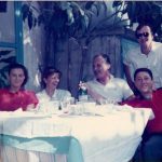 Borsellino a Positano con il collega Cavaliero e il maresciallo-Canale